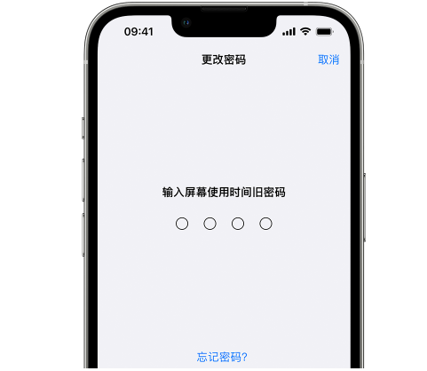 新洲iPhone屏幕维修分享iPhone屏幕使用时间密码忘记了怎么办 