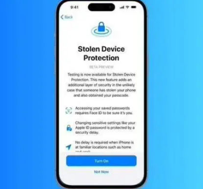 新洲苹果授权维修店分享被盗设备保护功能开启方法