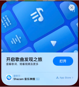 新洲苹果14维修站分享iPhone14音乐识别功能使用方法 