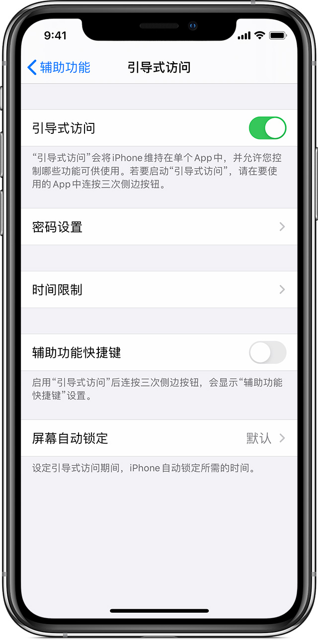 新洲苹果手机维修分享如何在 iPhone 上退出引导式访问 