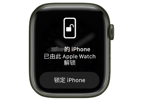 新洲苹果手机维修分享用 AppleWatch 解锁配备面容 ID 的 iPhone方法 