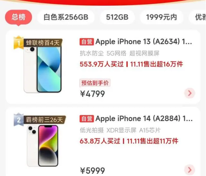 新洲苹果14维修分享iPhone14配置不如同价位的安卓还能大卖 