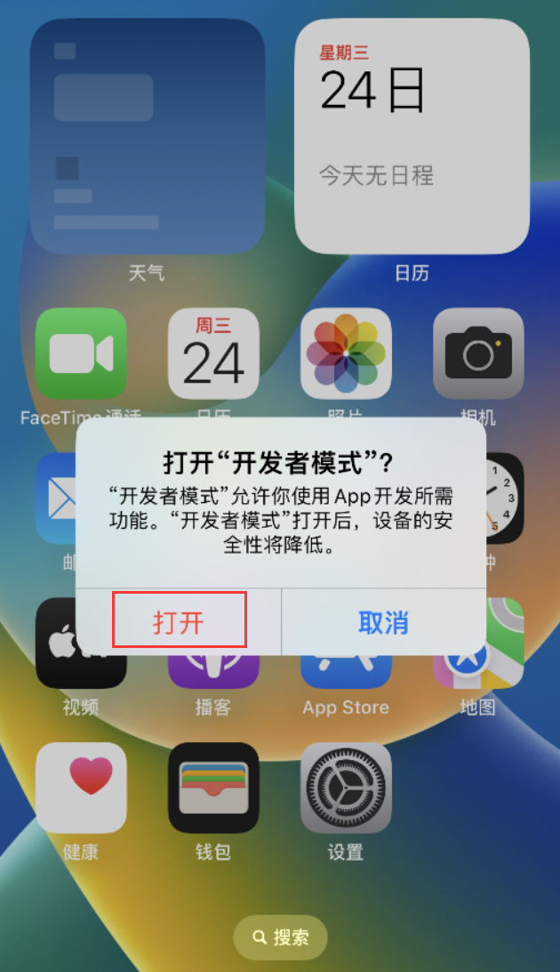 新洲苹果手机维修分享如何打开开发者模式 