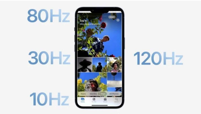 新洲苹果14维修分享iPhone 14有高刷吗 