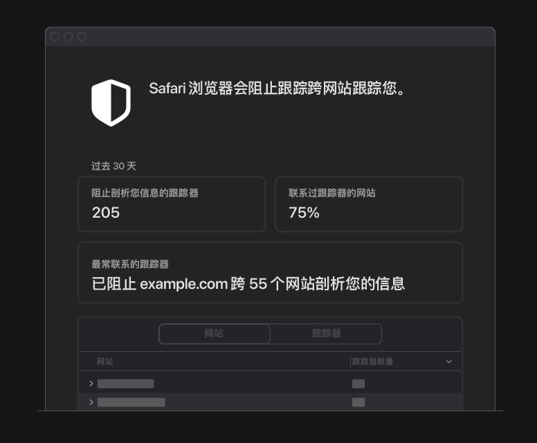 新洲苹果手机维修分享如何在 Safari 浏览器中查看和打开隐私报告 