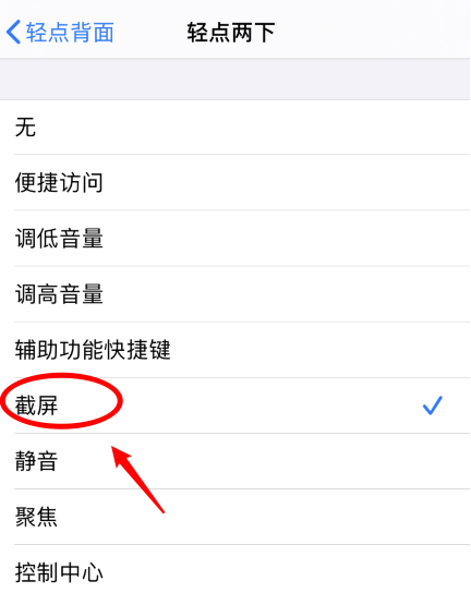 新洲苹果手机维修分享iPhone12如何启用双击截屏 